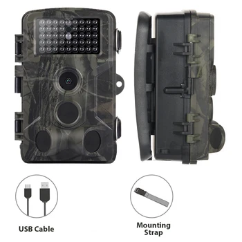 

HC-801A 2020 Newest Hunting Camera 16MP Trail Camera IP65 Photo Traps 0.3s Trigger Time 850nm Wild Camera Trap