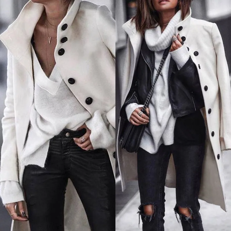 Зимнее женское пальто плюс размер корейские женщины моды пальто тонкая искусственная шерсть верхняя одежда теплая зимняя куртка для женщин