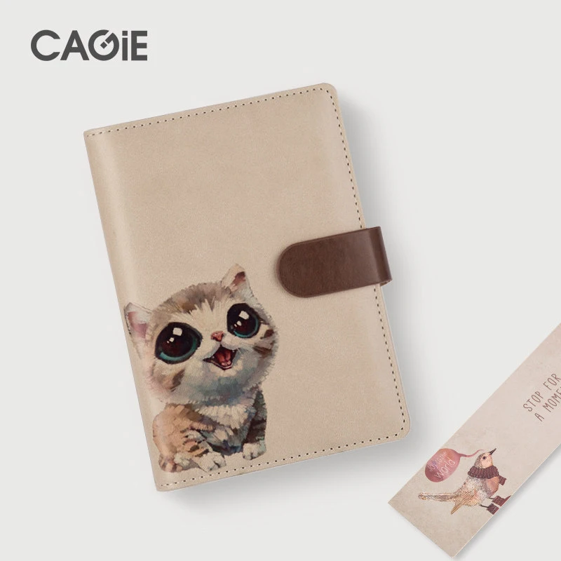 

PU cover creative A6 hand book Hardcover Bullet Journal Notebook Horizontal line dot matrix blank page Paper Journal notebook