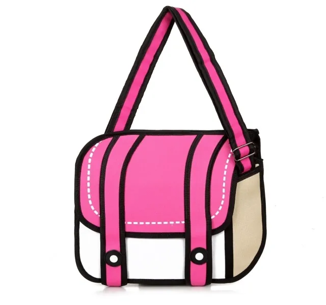 Модные женские сумки 2d мультфильм сумка мессенджер сумка через плечо, Bolsa Feminina Bolsosde Ombre 3d сумочка