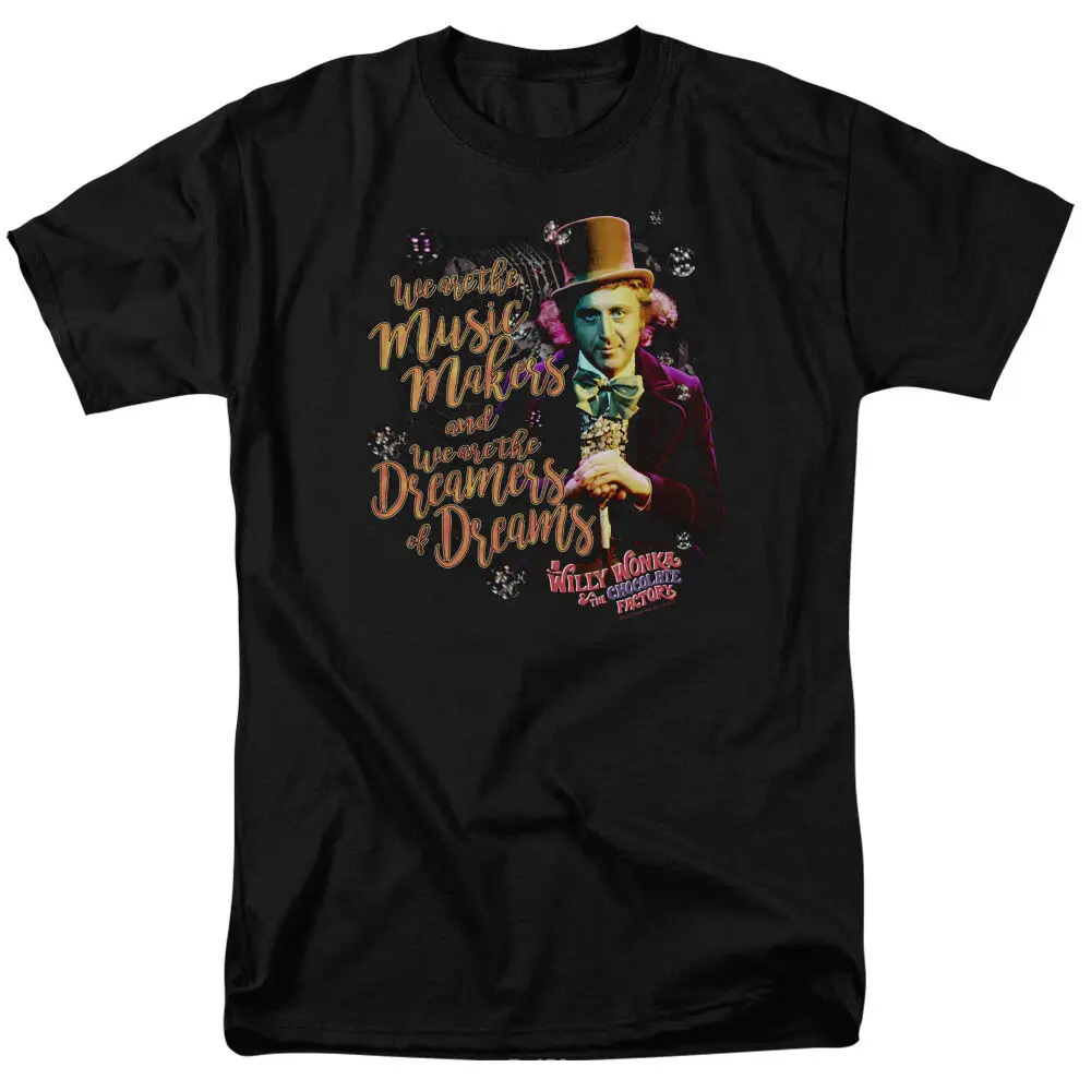 Willy Wonka &amp Chocolate Factory MUSIC MAKERS Лицензированная взрослая футболка все размеры s хлопок