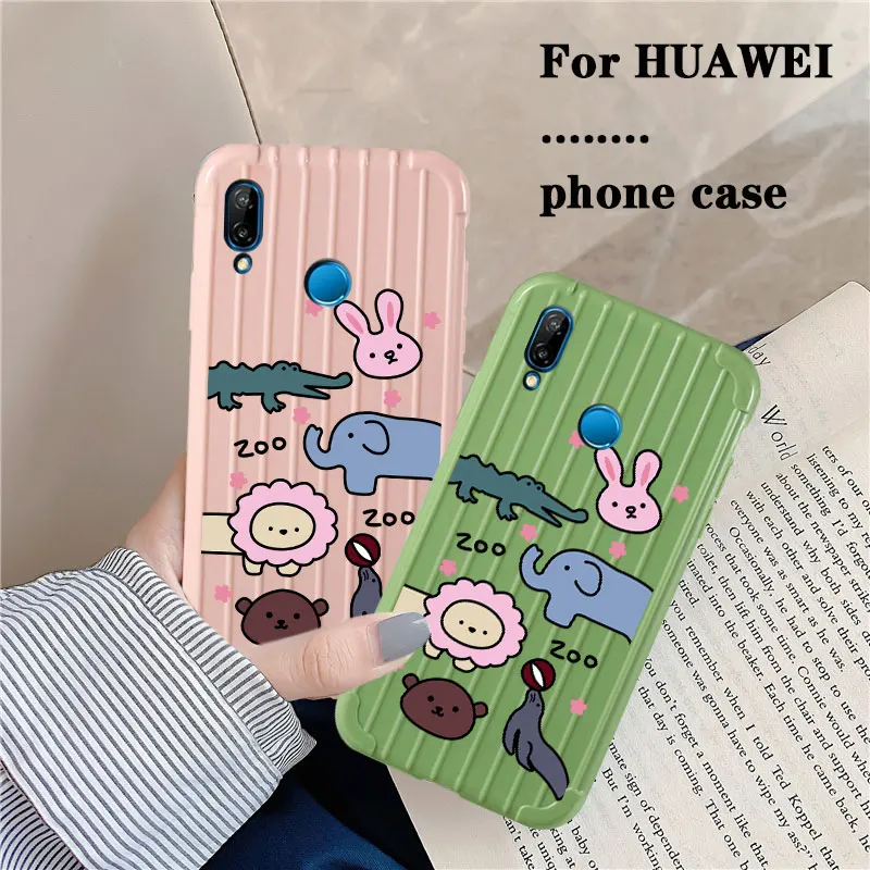 Чехол для телефона huawei honor nova 3 3i 4 e 5pro задняя крышка с милым мультяшным рисунком p20