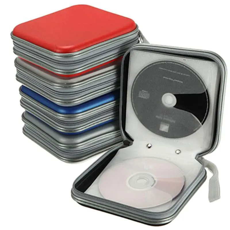 40 CD DVD чехол для хранения дисков держатель коробка CD рукав кошелек идеально подходит для автомобиля