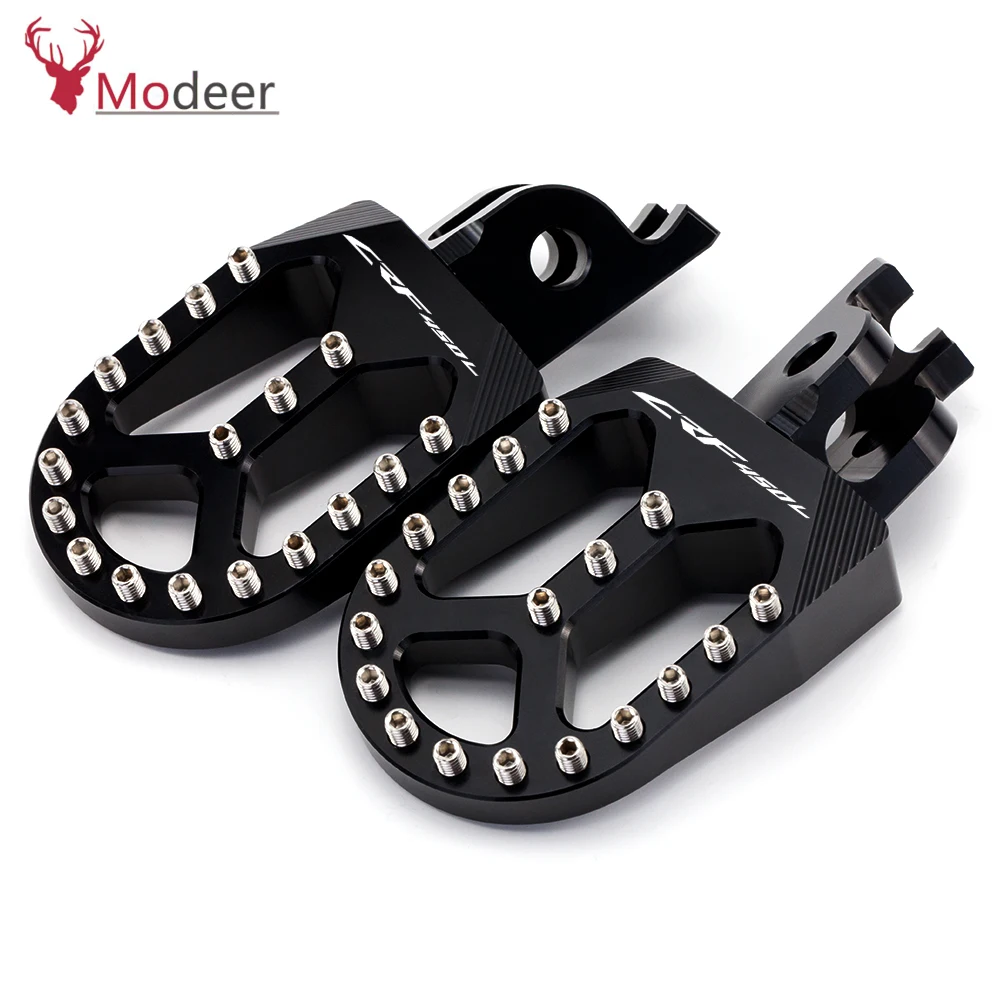 Motorcycle Foot Pegs Rests Pedals Footpegs For HONDA CRF250X 2004-2017 CRF450X 2005-2018 CRF250L CRF250M 2012-2019 CRF450L 2019 (4)