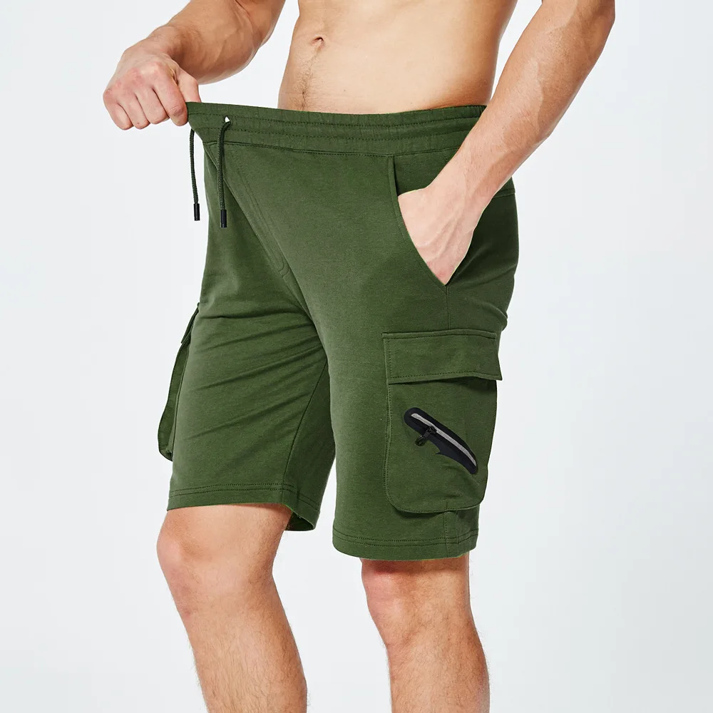 Летние Новые мужские спортивные шорты для бега, быстросохнущие спортивные шорты для фитнеса, спортзала с карманом, шорты для бега, пляжные шорты для бега