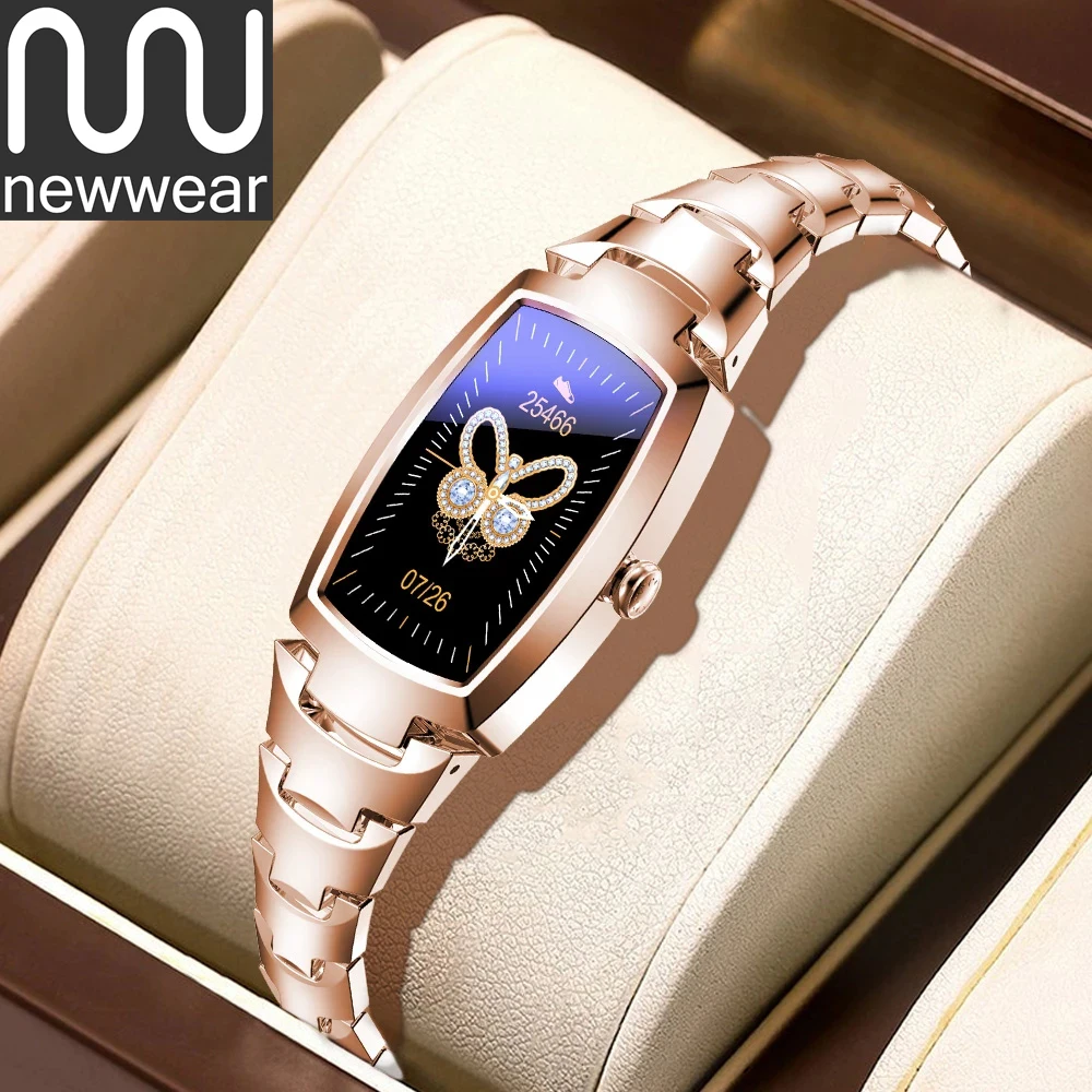 Смарт-часы NEWWEAR женские с пульсометром Bluetooth для Ios и Android | Электроника