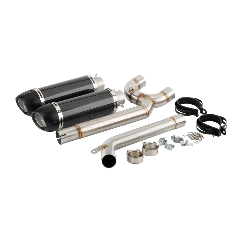 Выхлопная труба для мотоциклов Yamaha FZ6 2004-2009 FAZER / S N 04-09 FZ-6 FZ 6 | Автомобили и