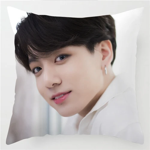 14 Bangtan boys мультяшная Подушка CoverPrint Подушка Чехол птица полиэстер хлопок BT-21Throw наволочка для подушки, декоративная для Офис - Цвет: 14