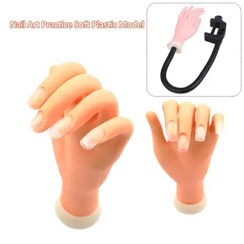 

1pcs Hand Professional Nail Trainer Tool Adjustable Nail Art Model For Training Hand Practice DIY Nail Training Manicure Tools