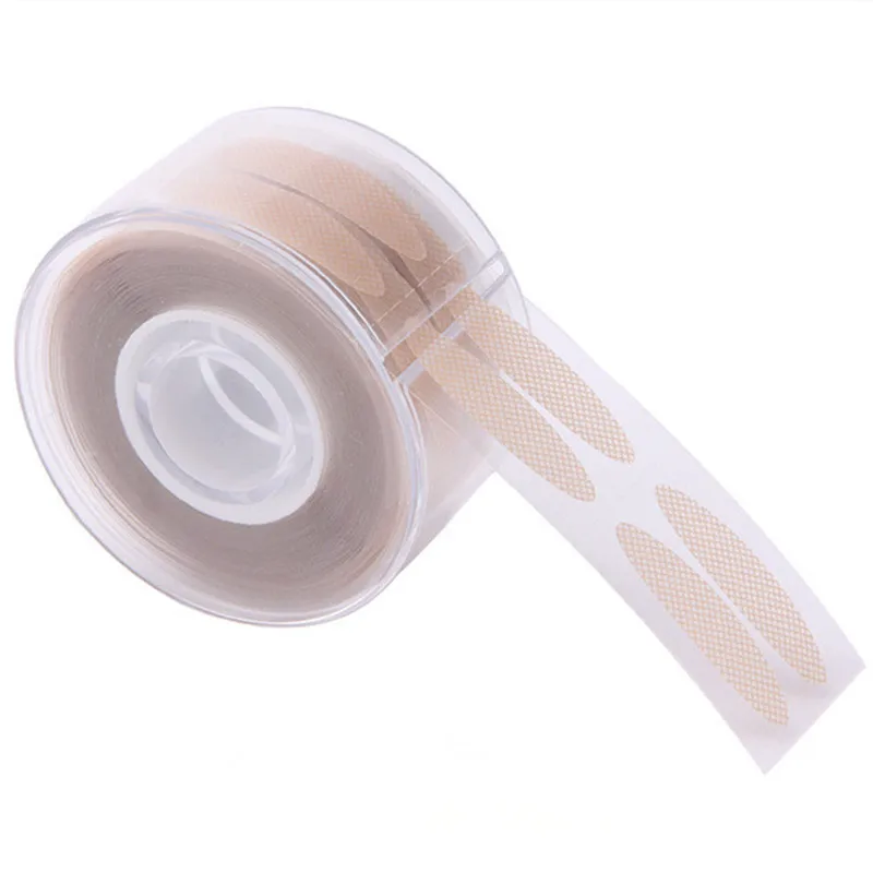 Brown Net L 600 шт S/L лента для век невидимая двойная складывающаяся паста для век прозрачная бежевая полоса самоклеющаяся натуральная лента для глаз инструменты для макияжа - Цвет: Brown Net L
