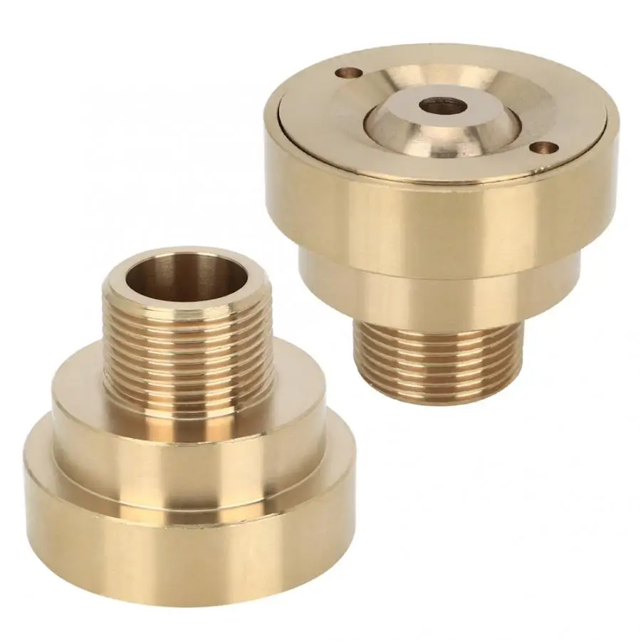 G1in Copper Garden Lawn Pond Irrigation Nozzle Water Spray Sprinkler Head Copper Internal Thread Connection