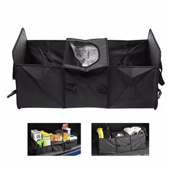 

32*60*29 Cm Car Van Truck Storage Bag Organizer Multipurpose Tidy Large Cace Drinks Cooling Storage Trunk Car Accessories