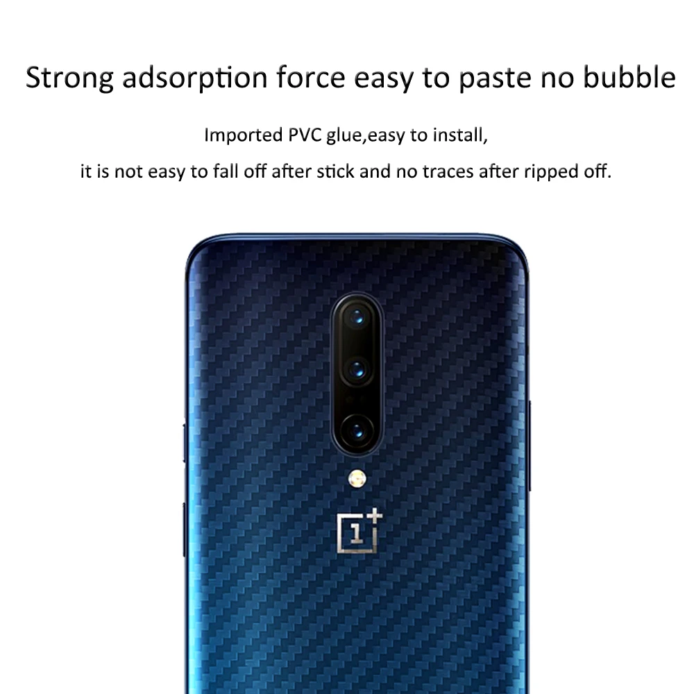Мягкая наклейка из углеродного волокна для OnePlus 7 7T Pro One Plus защитная пленка на 1 +