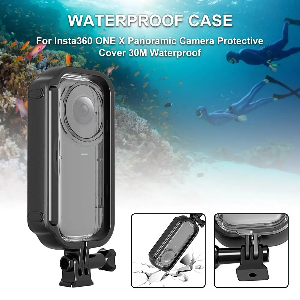 

For Insta360 Venture Case Dive Case For Insta 360 ONE X Waterproof Case Or Dive Case Diving 30M Depth Action Camera Accessories