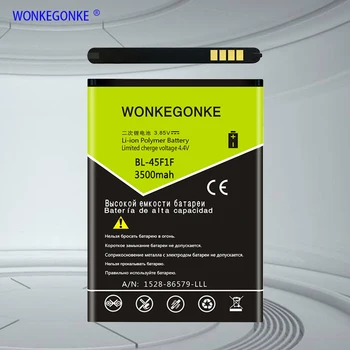 

WONKEGONKE BL-45F1F Battery for LG K4 2017 / M160 Aristo MS210 /2017 Version K8 Replacement Mobile Phone Batteries Bateria