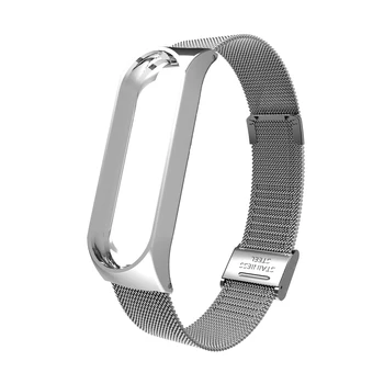 

Stainless Steel Mesh Watch Strap Wristband Wrist Band for Xiaomi Mi Band 3 Mi3 Miband 3 Smart Bracelet Watchband Accessories