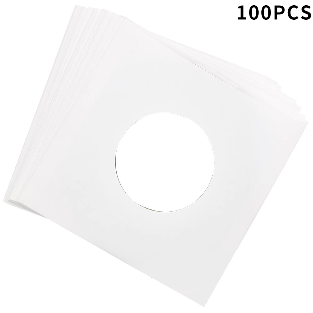 7inch 100 шт утолщенная крышка для хранения Пылезащитная внутренняя 7 10 12 дюймов контейнер для домашнего аудио аксессуары Виниловая пластинка рукав LP альбом - Цвет: 7inch