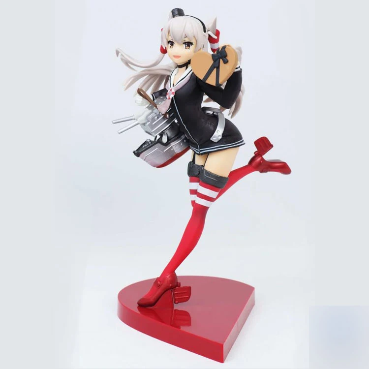 Японская оригинальная Аниме Фигурка kantai коллекция shimakaze/Amatsukaze День Святого Валентина фигурка Коллекционная модель игрушки