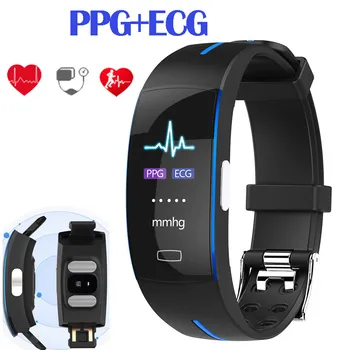 

H66 Blood Pressure Smart Band Heart Rate Monitor PPG ECG Smart Bracelet P3 Plus Activity Fitness Tracker Intelligent Wristband