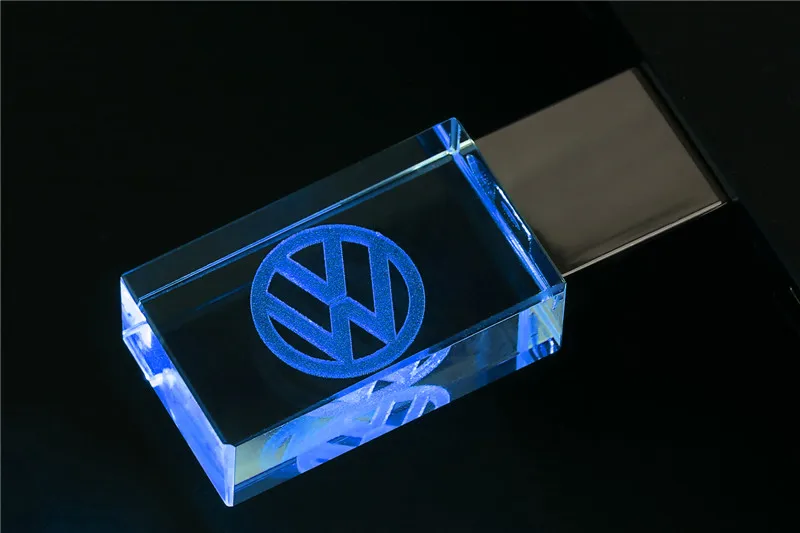 JASTER VW kristal+ metalen USB флеш-накопитель 4 ГБ 8 ГБ 16 ГБ 32 ГБ 64 ГБ 128 Гб внешний Opslag карта памяти u диск