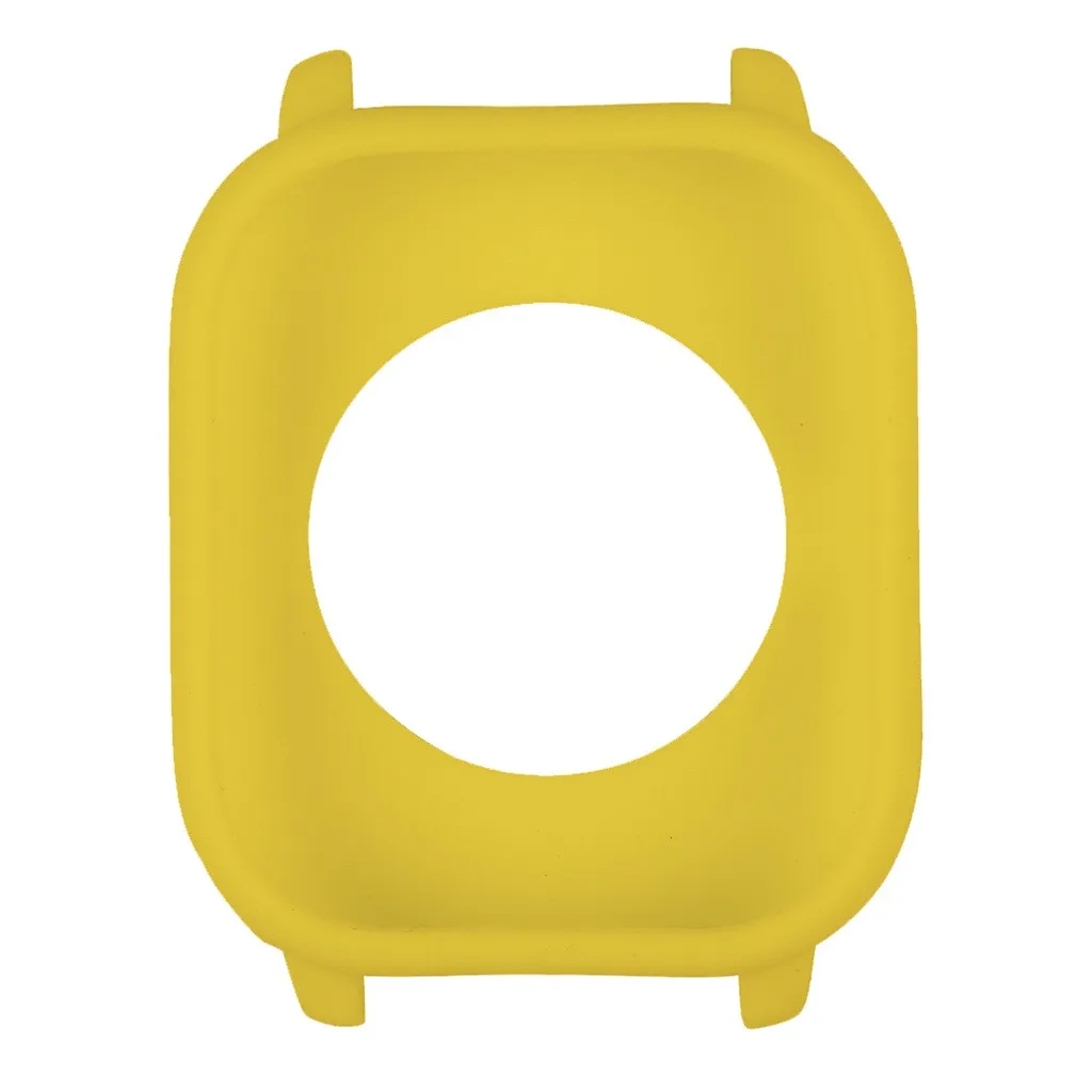Чехол для Xiaomi Huami Amazfit GTS Smart Watch TPU силиконовый защитный чехол сменная пленка Защитная крышка 19Sep - Цвет: Yellow
