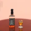 1Pcs 1/12 Dollhouse Miniature Accessories Mini Resin Whisky Bottle Wine Glass Simulation Goblet Model Toys for Doll House Decor ► Photo 1/6