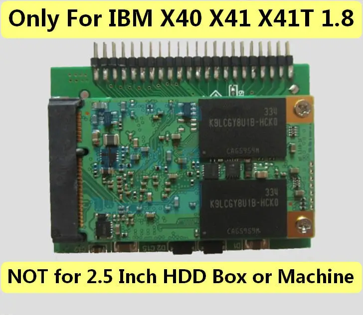 1 шт для IBM X40 X41 X41T 8 дюйма IDE/SATA параллельно твердотельный накопитель (SSD) жёсткий