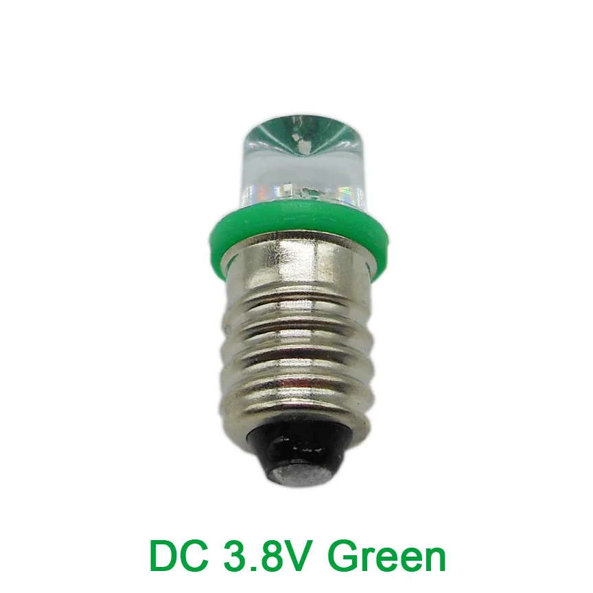 

3V 3.8V Green Color LED Instruction Bulb Student Experiment Light Ball Screw Style
