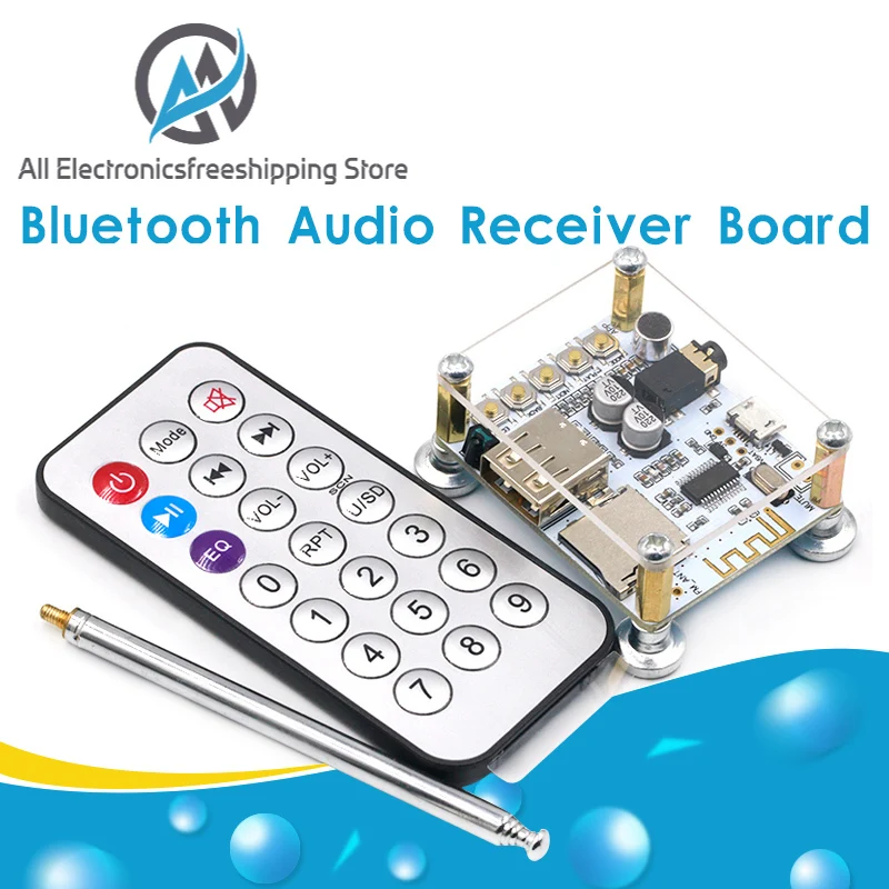 Bluetooth аудио ресивер V5.0 V4.2 плата со слотом для USB tf карты декодирование
