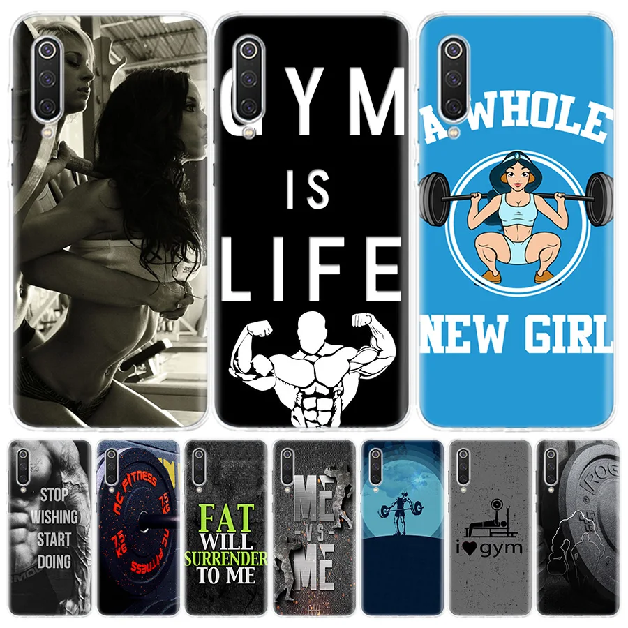 Bodybuilding Gym Fitness Phone Case For Xiaomi Redmi Note 10s 11s 11t