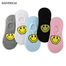 5 пара/лот = 10 шт.; носки для детей; сезон лето модные легкие женские Лодка Носки ярких цветов футляр из силикона с милым рисунком из мультфильма; женские короткие носки