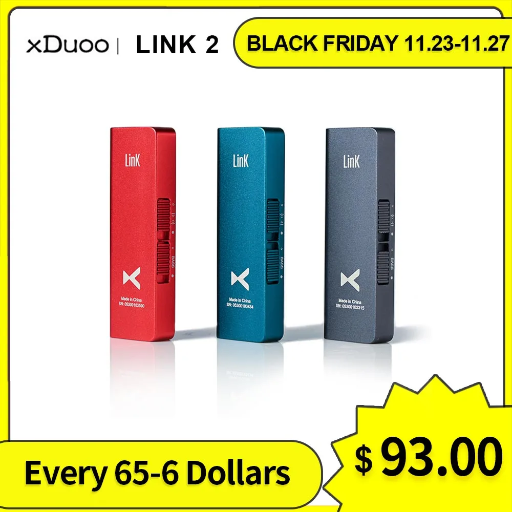 xDuoo Link2 Portable Decoding Headphone Amplifier