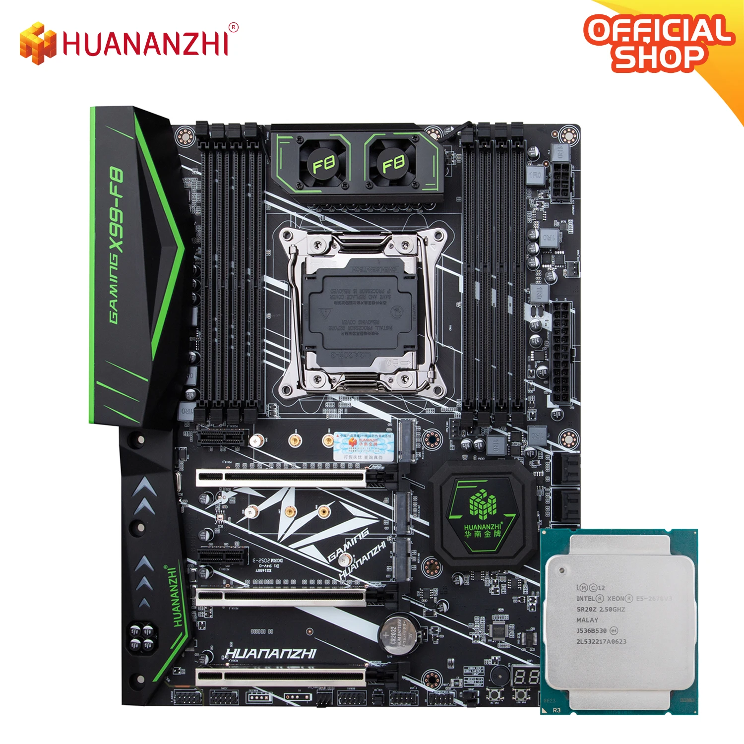 Memory-Combo-Kit-Set Intel Xeon Huananzhi X99 E5 2678 NVME ATX 0 with V3 RECC/NON-ECC