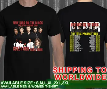 

New Kids On The Block Boyz Ii Men Paula Abdul Tour Dates 2017 Black T Shirt