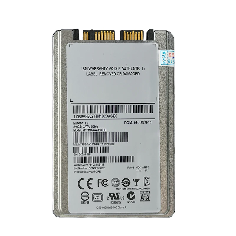 240 ГБ 60 120 SSD 1 8 &quotMicroSATA для HP 2740p 2730 2530p 2540 IBM x300 x301 T400S T410S заменить MK2533GSG MK1633GSG