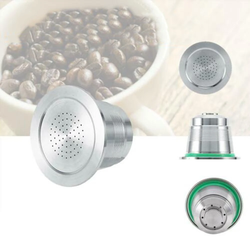 

1* Stainless Steel Coffee Capsule Cup Reusable Refillable Pod For Nespresso economical, good filtration effect