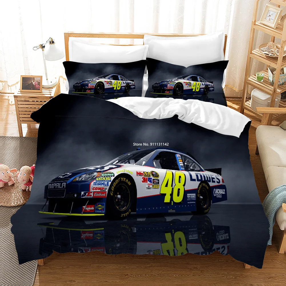 Modern Off-road Sports Car Printed Bedding 3D Multi-size Bedroom Decoration Home Textile Down Quilt Covered Pillowcase 