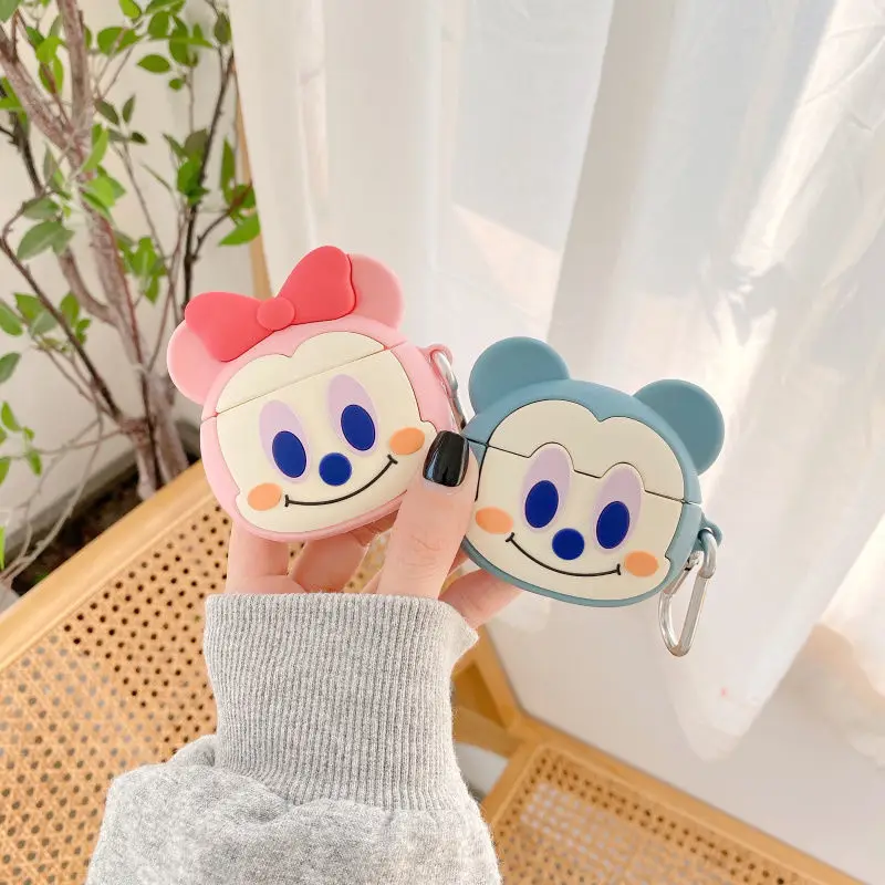 Disney Cute Mickey Minnie AirPods1/2 Generation Protective Case iPhone Pro 3 Wireless Bluetooth Headset Lovers Soft | Игрушки и хобби