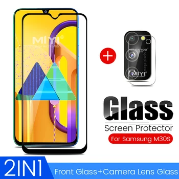 Перейти на Алиэкспресс и купить 2-в-1 протектор камеры для samsung m31 Защитное стекло для samsung galaxy m01 m11 m21 m30s m30 s glasse Защитная пленка для экрана