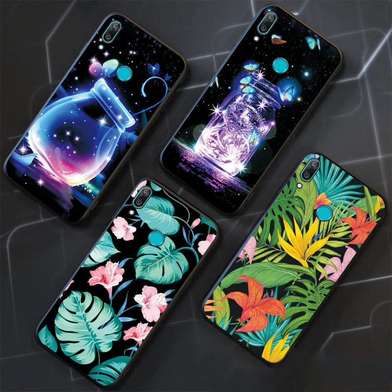 Чехол для телефона Huawei y5 y6 y7 y9 2019 ii 2 y6ii чехол мягкий черный ТПУ защитный Honor 8A 5A