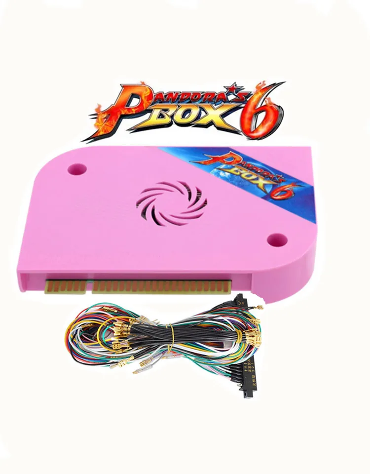 Новая аркадная игра сделай сам комплект Pandora Box 6 Jamma board 1300 в 1 с блоком питания