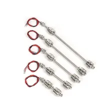 Нержавеющая сталь 304 двойной Поплавковый выключатель датчик уровня жидкости 240VAC/200VDC 28 мм M10 Регулируемый регулятор уровня воды