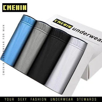

CMENIN 4Pcs\lot Cotton Men's Underwear Underwear Men Boxer Homme Mens Underwear Boxershorts Men Boxers Sexy Boxer Shorts OR130