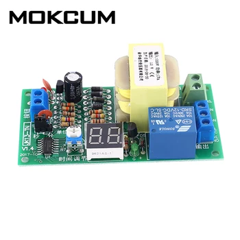 

AC 220V Delay Relay Module 10A Switch Controller 99s 99min Adjustable Trigger Delay Circuit