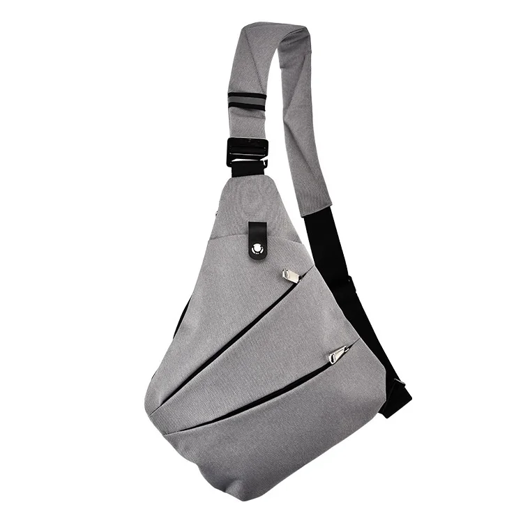 Waterproof nylon cloth chest bag multi-function anti-theft gun bag wild casual shoulder Messenger