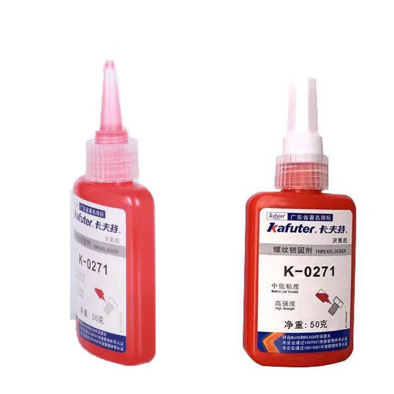 

50ml 10ml Adhesive Wire Sealing Anti-Corrosion Thread Anti-Pressure Red K-0271 Glue Anaerobic Screw Lock New Anaerobic Adhesive