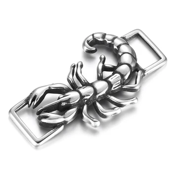 

Stainless Steel Connectors Scorpion Curved 1/1 Loop 10*4mm for DIY Punk Bracelet Findings Jewelry Making Connect Parts Supplies