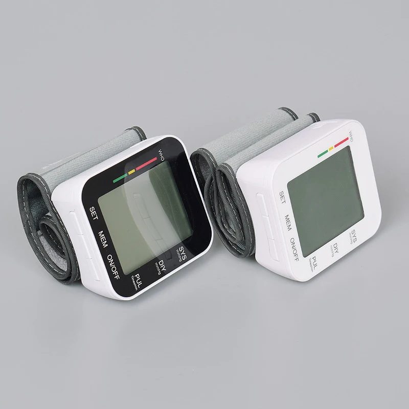 Automatic Wrist Blood Pressure Monitor LCD Digital Tonometer Sphygmomanometer Tensiometer bloeddrukmeter Bp Heart Rate Meter