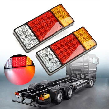

Rectangle Car LED lights 24V DC 315*135*25mm 3 colors 2pcs Accessory 36LED
