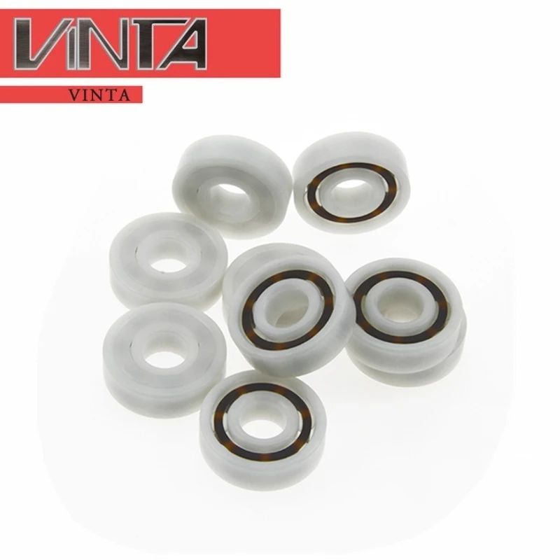 10 шт нейлон Пластиковые шариковые подшипники POM6000/6002/6001/6003/6004/6200/6201/6202/6203/606/608/625